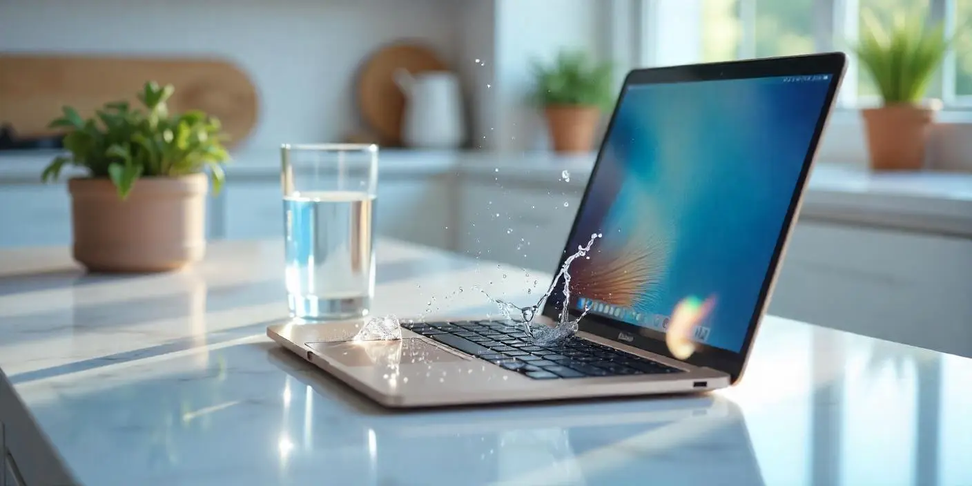 MacBook Liquid Damage Under the Screen? Causes, Symptoms & Repair Methods