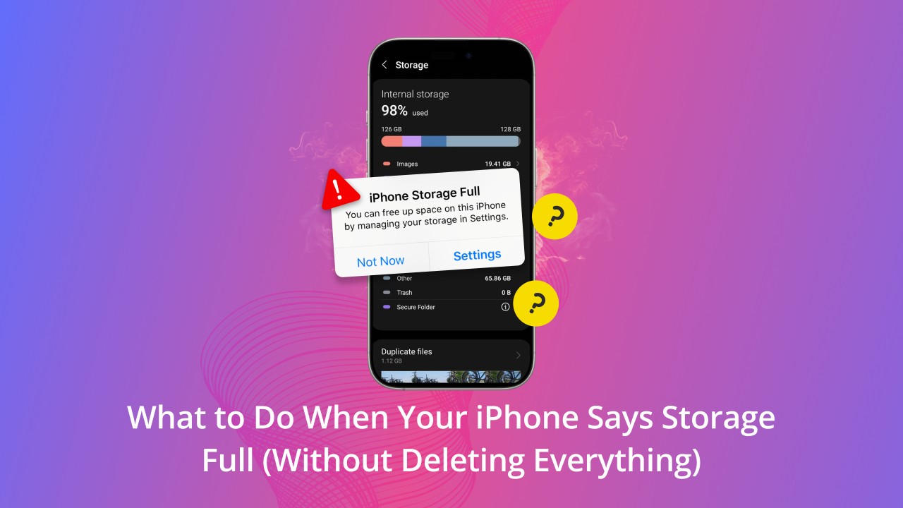 Apple Storage Full Issues Explained: Real Solutions That Work
