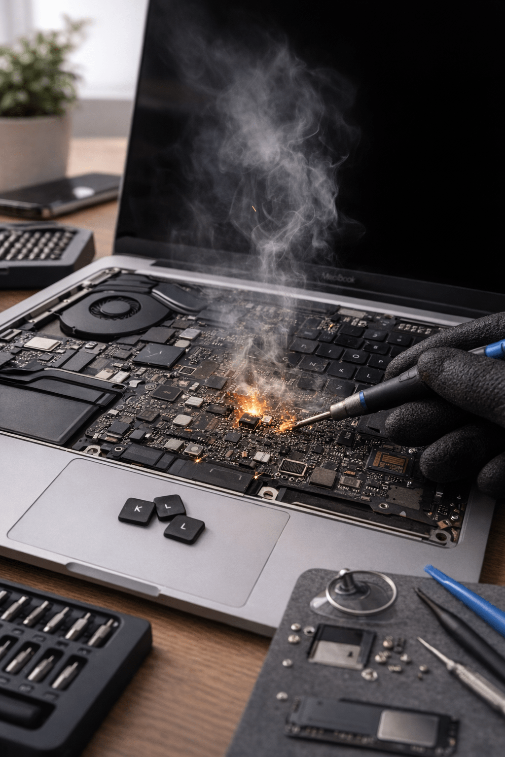 MacBook Logic Board Repair in Dubai | Micro-Soldering Experts