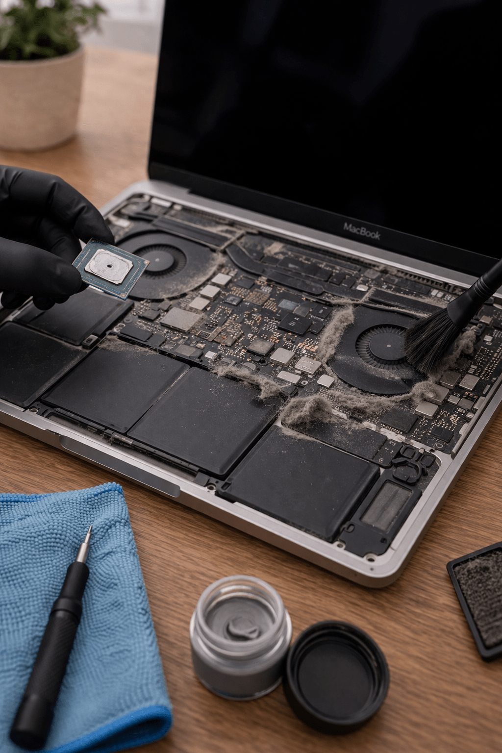 MacBook Maintenance in Dubai | Cleaning & Thermal Repaste