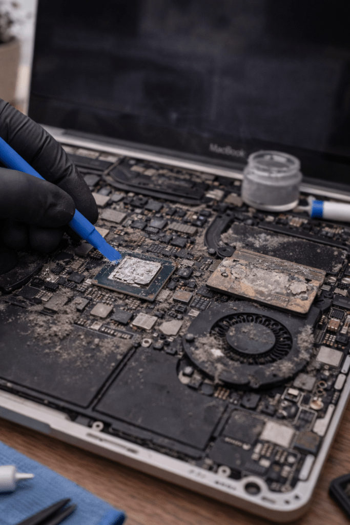 MacBook Thermal Paste Replacement Dubai