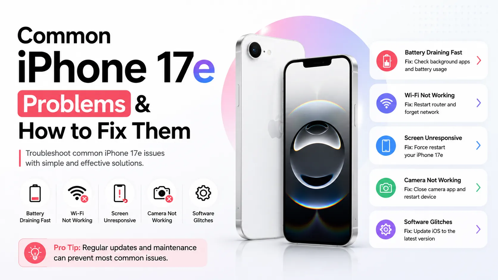 Common iPhone 17e Problems & How to Fix Them (2026 Guide)