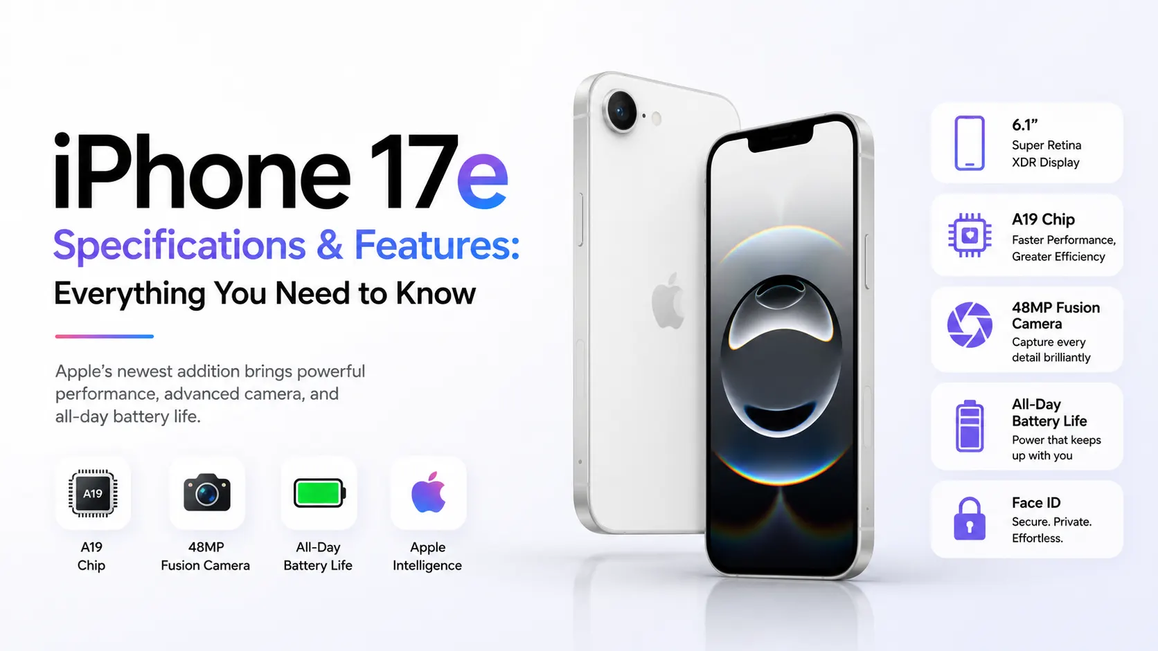 iPhone 17e Specifications: Complete Features, Hardware & Performance Guide (2026)