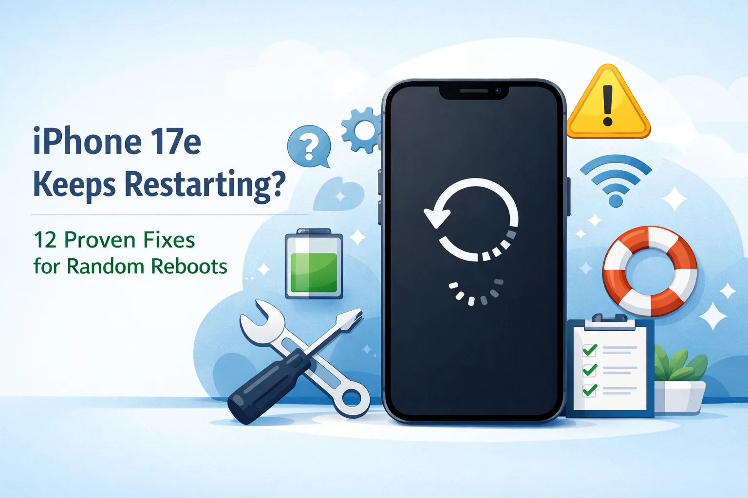 iPhone 17e Keeps Restarting? 12 Proven Fixes for Random Reboots