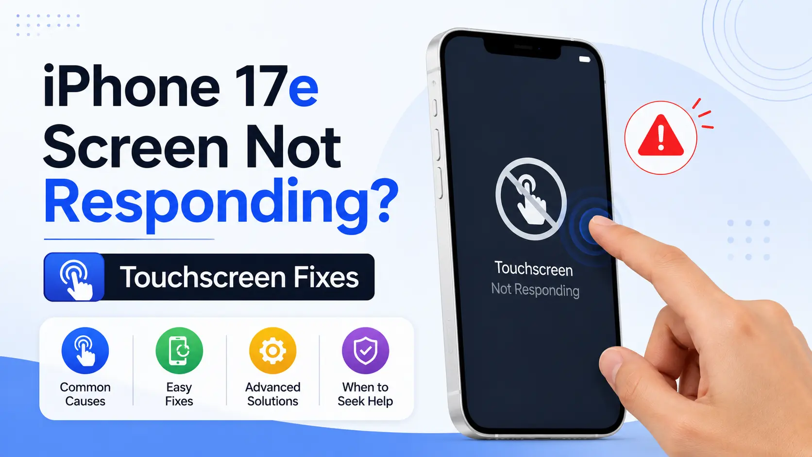 iPhone 17e Screen Not Responding? 12 Proven Touchscreen Fixes