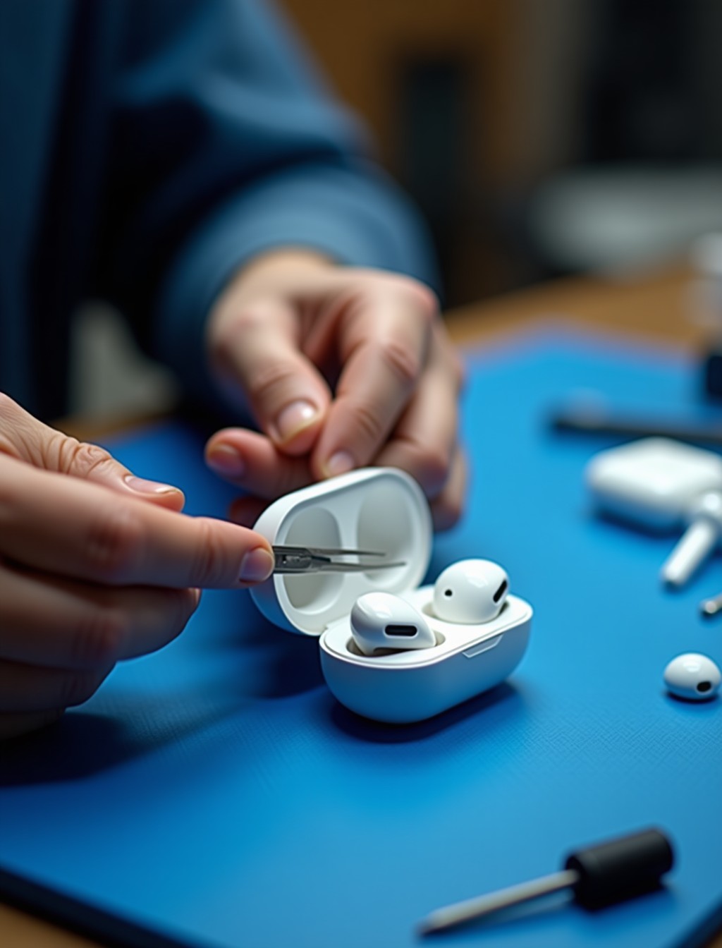 AirPods charging case repair in Dubai - Milaaj