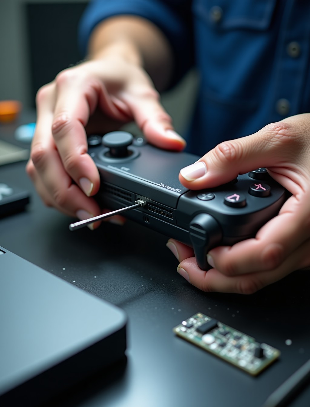 Gaming console charging port repair in Dubai - Milaaj