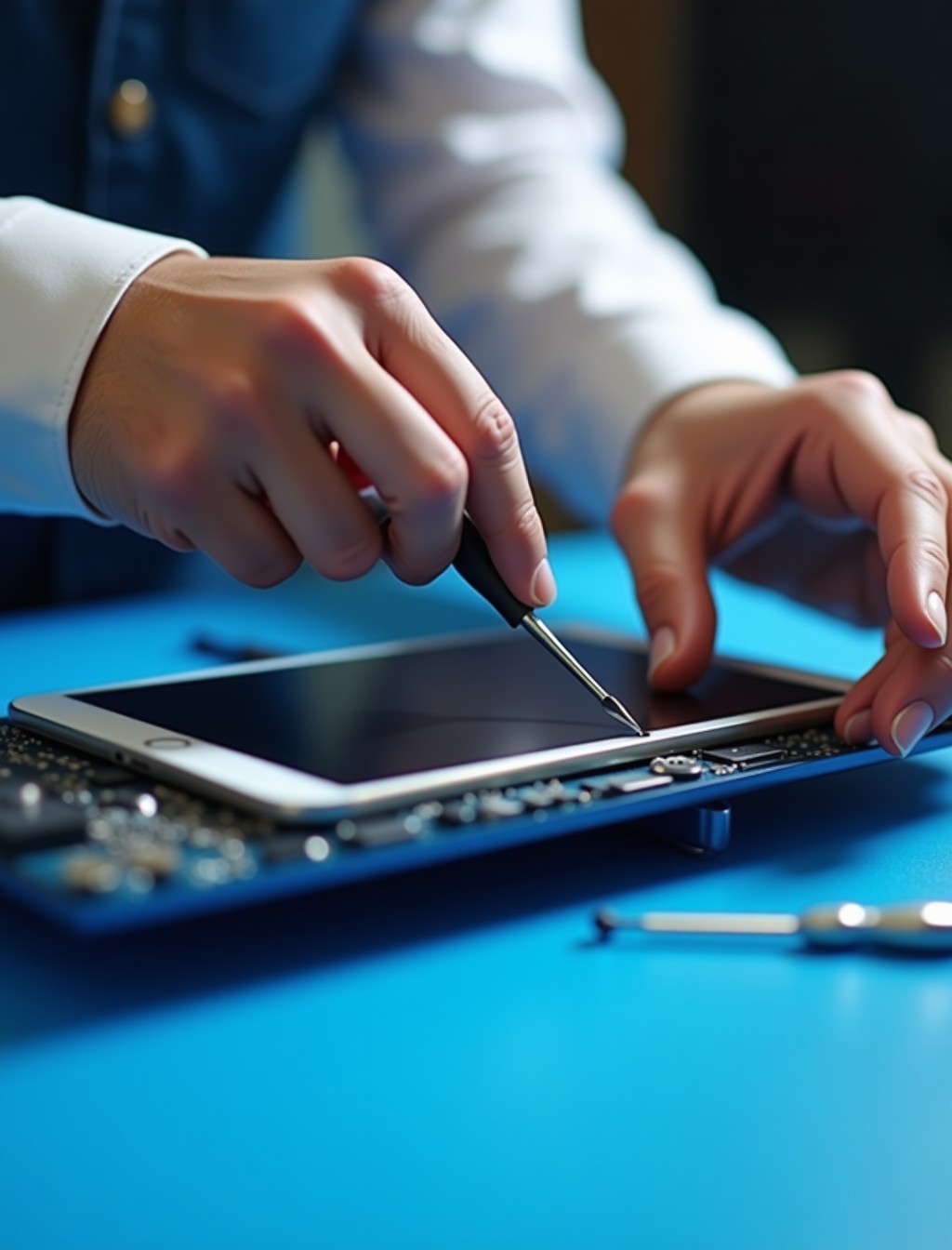 iPad charging port repair in Dubai - Milaaj