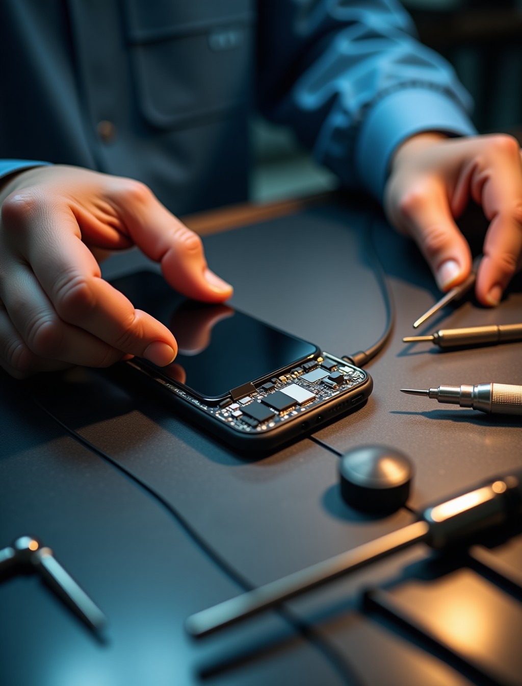 iPhone charging port repair in Dubai - Milaaj