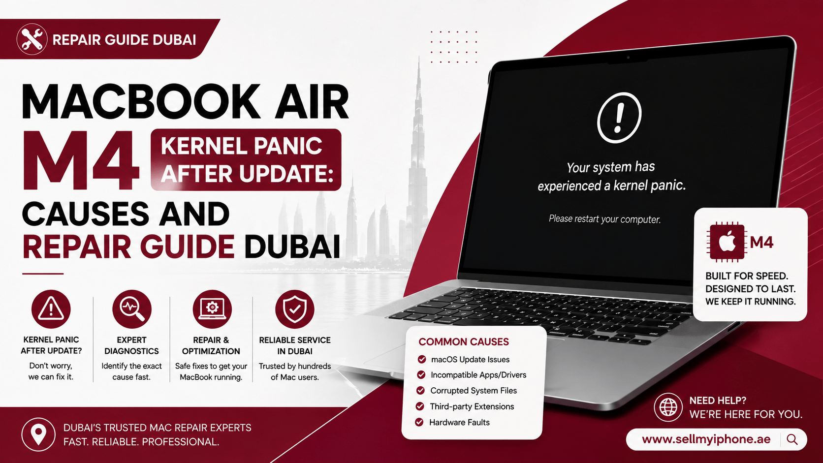 MacBook Air M4 Kernel Panic After Update: Causes and Repair Guide Dubai