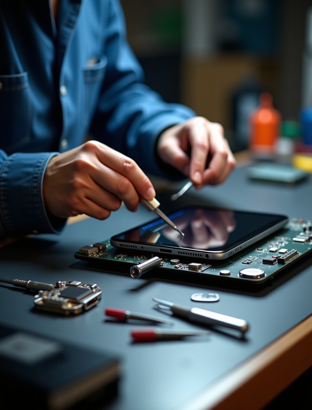 Tablet charging port repair in Dubai - Milaaj