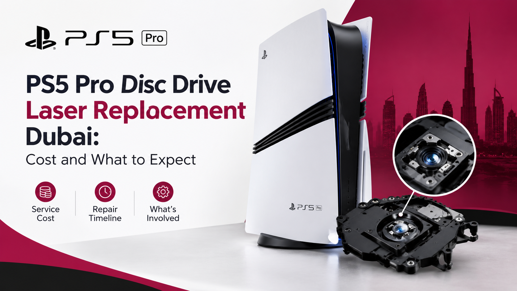 PS5 Pro Disc Drive Laser Replacement Dubai: Cost and What to Expect