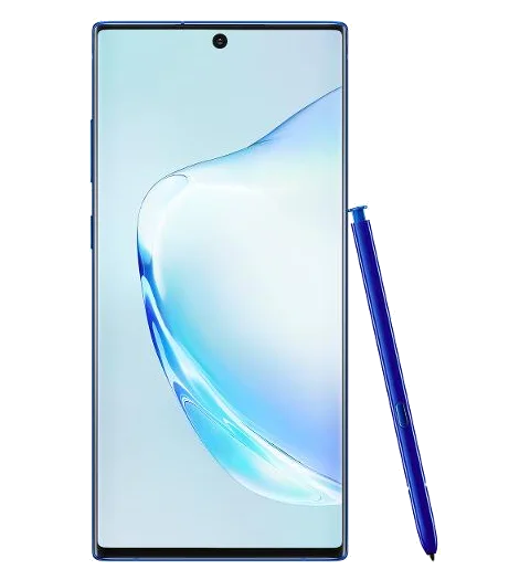 Samsung Galaxy Note10+ front product view