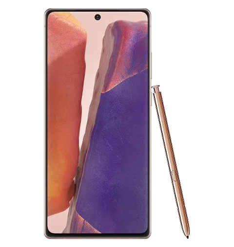 Samsung Galaxy Note20 front product view
