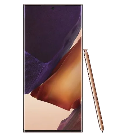 Samsung Galaxy Note20 Ultra front product view