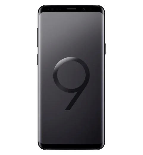 Samsung Galaxy S9+ front product view