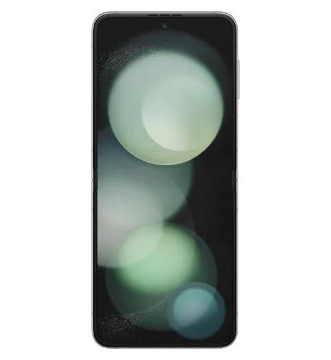 Samsung Galaxy Z Flip5 front or unfolded product view